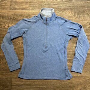 Vintage Patagonia R.5 Regulator Thermal 1/2 Zipper Top Small Pullover Light Blue